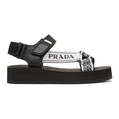 prada velcro nomad sandals|prada platform sandals.